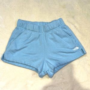 The North Face light blue shorts